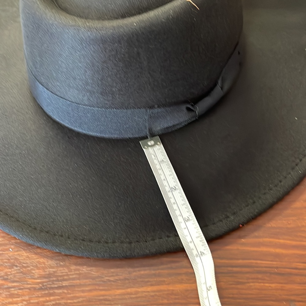Black bolero Fedora wide brim - Picture 6 of 15